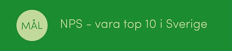 Banner NPS - vara topp 10 i Sverige